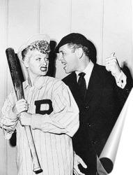   Постер Lucille Ball and Desi Arnaz