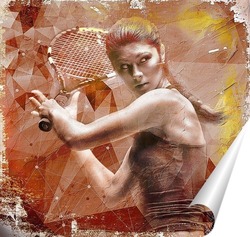   Постер Теннисистка