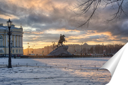   Постер Зимний Санкт-Петербург