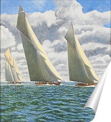   Постер Гонка на яхтах