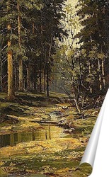   Постер Лесной ручей