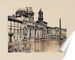   Постер Рим, Италия, 1860
