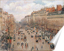   Постер Бульвар Монмартр в Париже (1893)