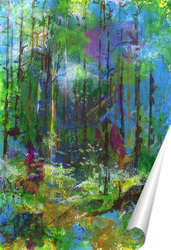   Постер Сказочный лес