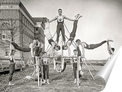   Постер Команда гимнастов «Woodberry Forest», Орэндж, штат Вирджиния, 1910
