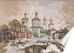  Русский монастырь зимой