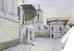   Постер Николо-черноостровский зимой