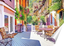   Постер Вид с терассы