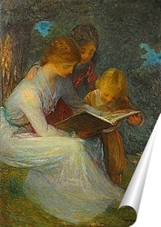   Постер Дети за книгой 