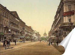  Колона Александра, Санкт-Петербург, Россия. 1890-1900 гг