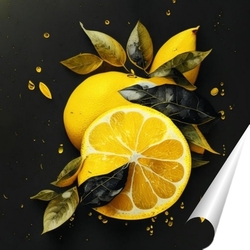   Постер Лимонные дольки