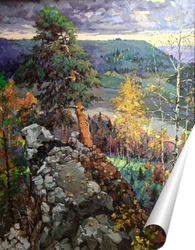   Постер Осень в горах