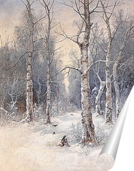   Постер Зимний Пейзаж