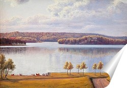  Летний пейзаж с лодками, 1911