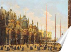   Постер Вид на базилику Святого Марка, Венеция
