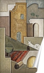   Постер Композиция с архитектурой из Прованса