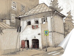   Постер Московские зарисовки
