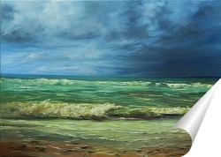   Постер Черное море, Тамань