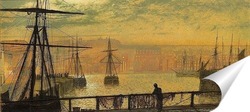  Валлийский речной пейзаж, 1888