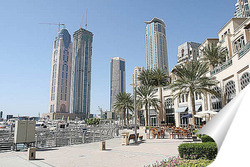  Вид с самого высокого здания в мире «Бурдж-Халифа»