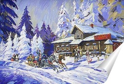   Постер Прелести зимы
