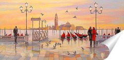   Постер Утренняя Венеция