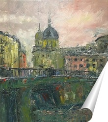   Постер Перед дождем. Санкт-Петербург