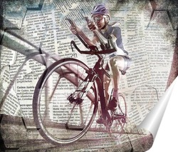   Постер Соревнование по велоспорту