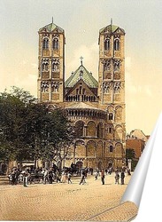   Постер Церковь Святого Гереона, Кельн, Рейн, Германия.1890-1900 гг