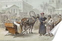   Постер Сенная площадь в санкт Петербурге