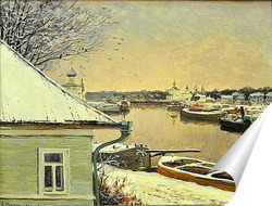   Постер Вологда,первый снег