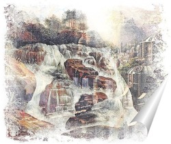  Постер Стремительный водопад