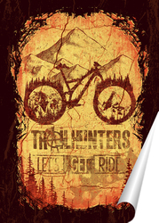   Постер Велосипед и Велосипедисты 