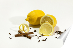   Постер Лимон со специями