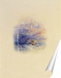  Кельн - приход Пакет-Бота, вечер, 1826 год