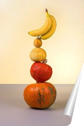   Постер Весёлый натюрморт. Бананы.