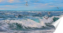   Постер Волна, Чёрное море