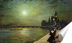  Гавань Гринока ночью, 1893