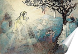   Постер История Сузы, стремительный, Зеленая ива и другие книжные иллюст