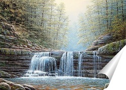   Постер Пшадский водопад