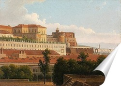   Постер Палаццо Реале и гавань, Неаполь