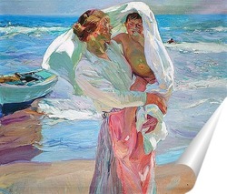   Постер После купания, 1915