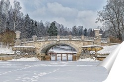  Зимний рассвет на Петровской набережной.