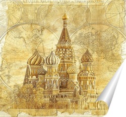   Постер Храм в Москве