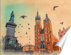   Постер Центр Кракова