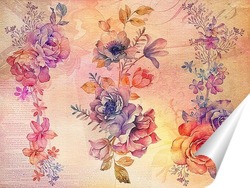   Постер Роскошные цветы