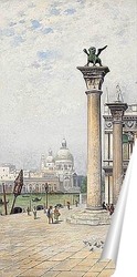   Постер Вид с площади Сан-Марко, Венеция.