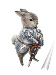   Постер Rabbit in the armor
