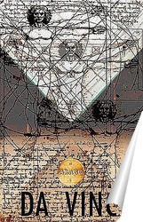   Постер Ветрувианский человек Леонардо да Винчи