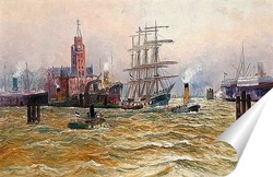   Постер Порт Гамбург